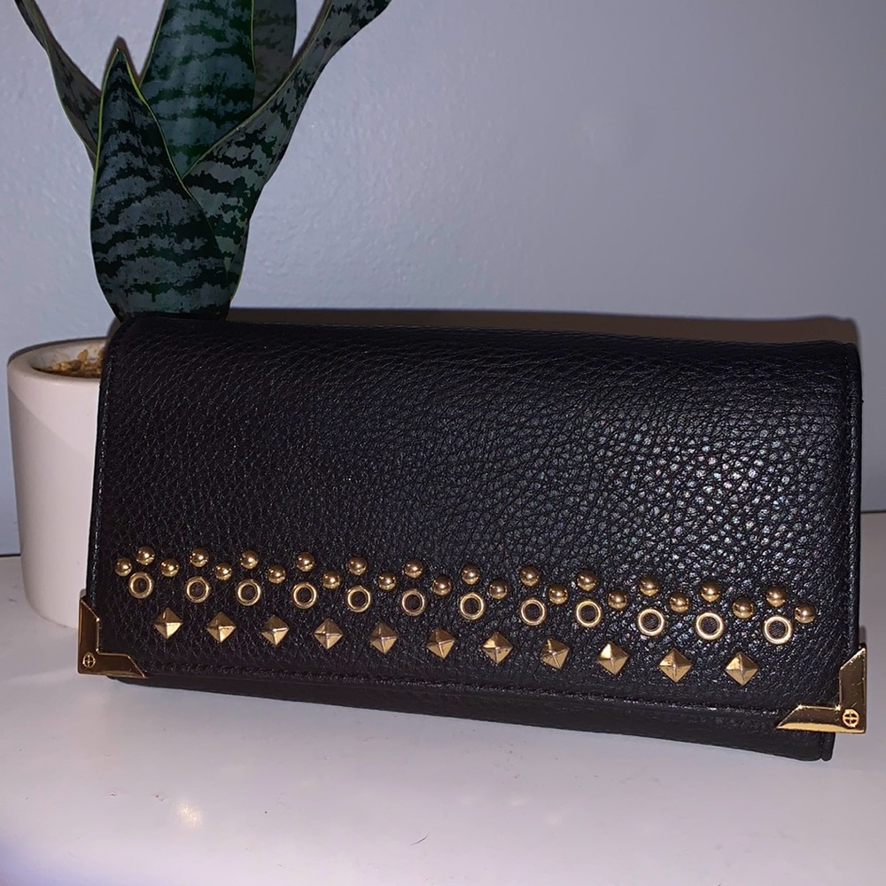 Black Faux Leather Wallet